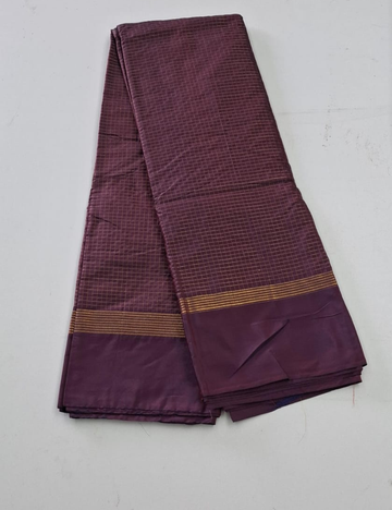 AARANI SMALL CHECKED PURE SILK SAREE COLLECTIONS