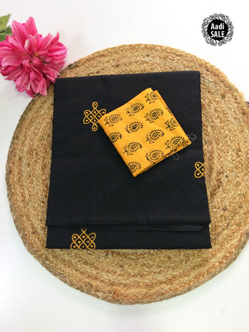 EMBROIDERY WORK SOUTH COTTON SAREE