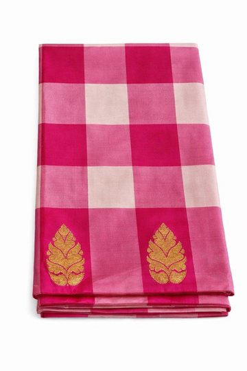 PINK AND CREAM COLOR PAALUM PAZHAVUM AARANI SILK SAREE