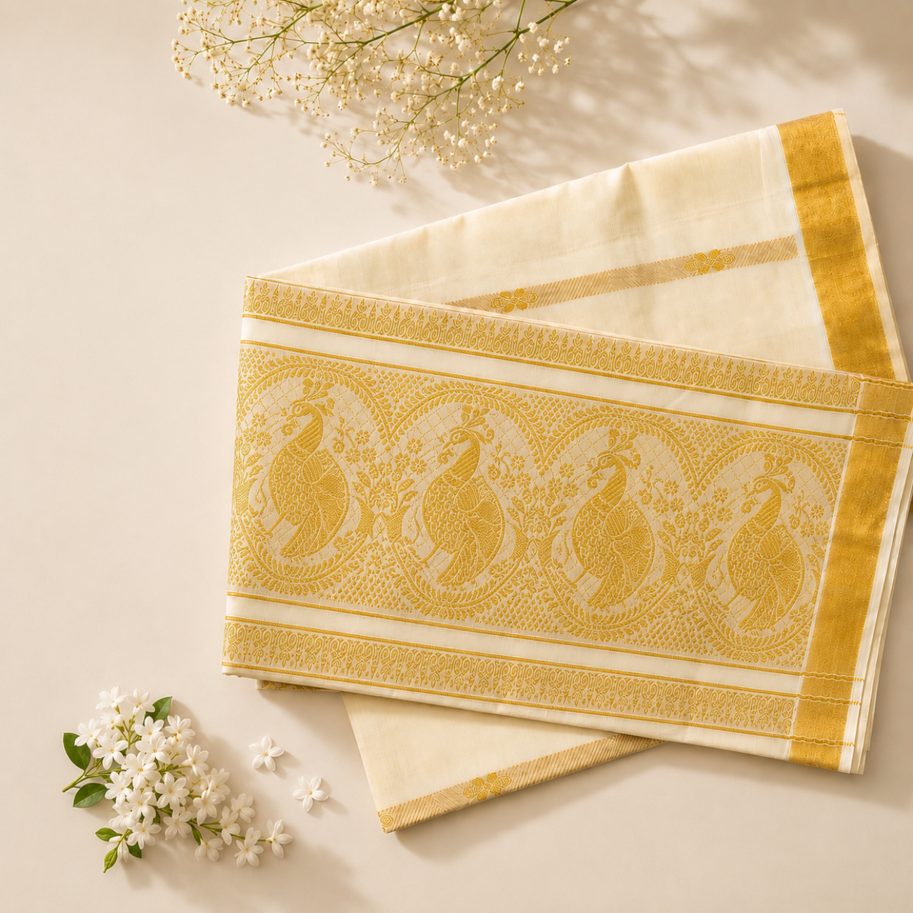 KEARALA KASAVU COTTON SAREE