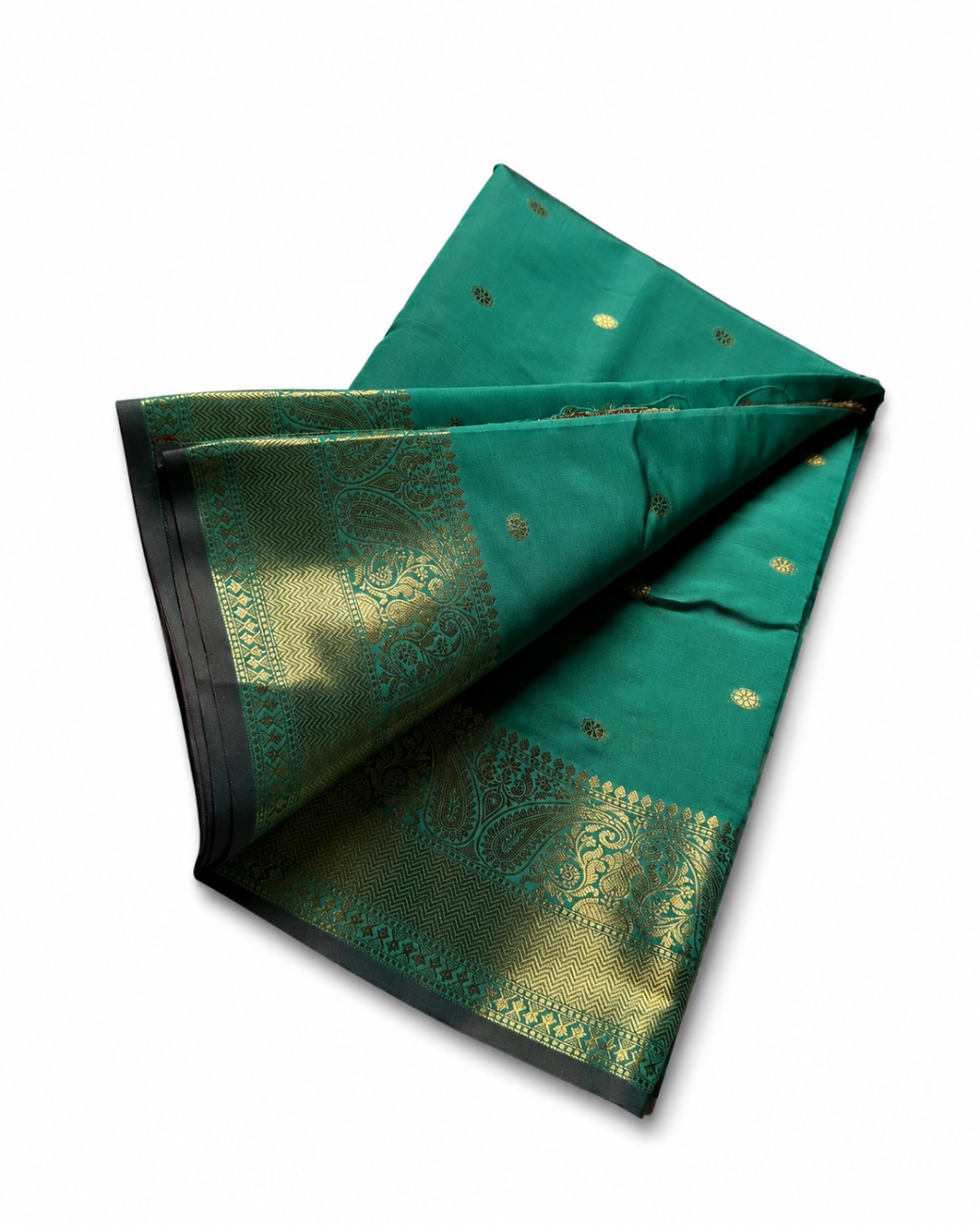 SEA GREEN COLOR BANARASI SILK SAREE