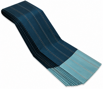 SKY BLUE AND NAVY BLUE AARANI DOUBLE COLOUR SILK SAREE
