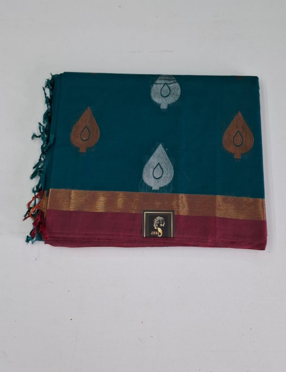 Ramer Green With Pink Negamam Cotton Saree