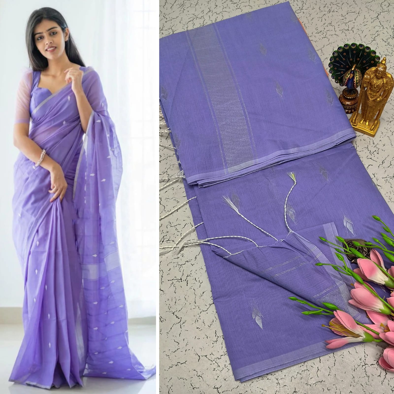 Maheshwari Silk Saree