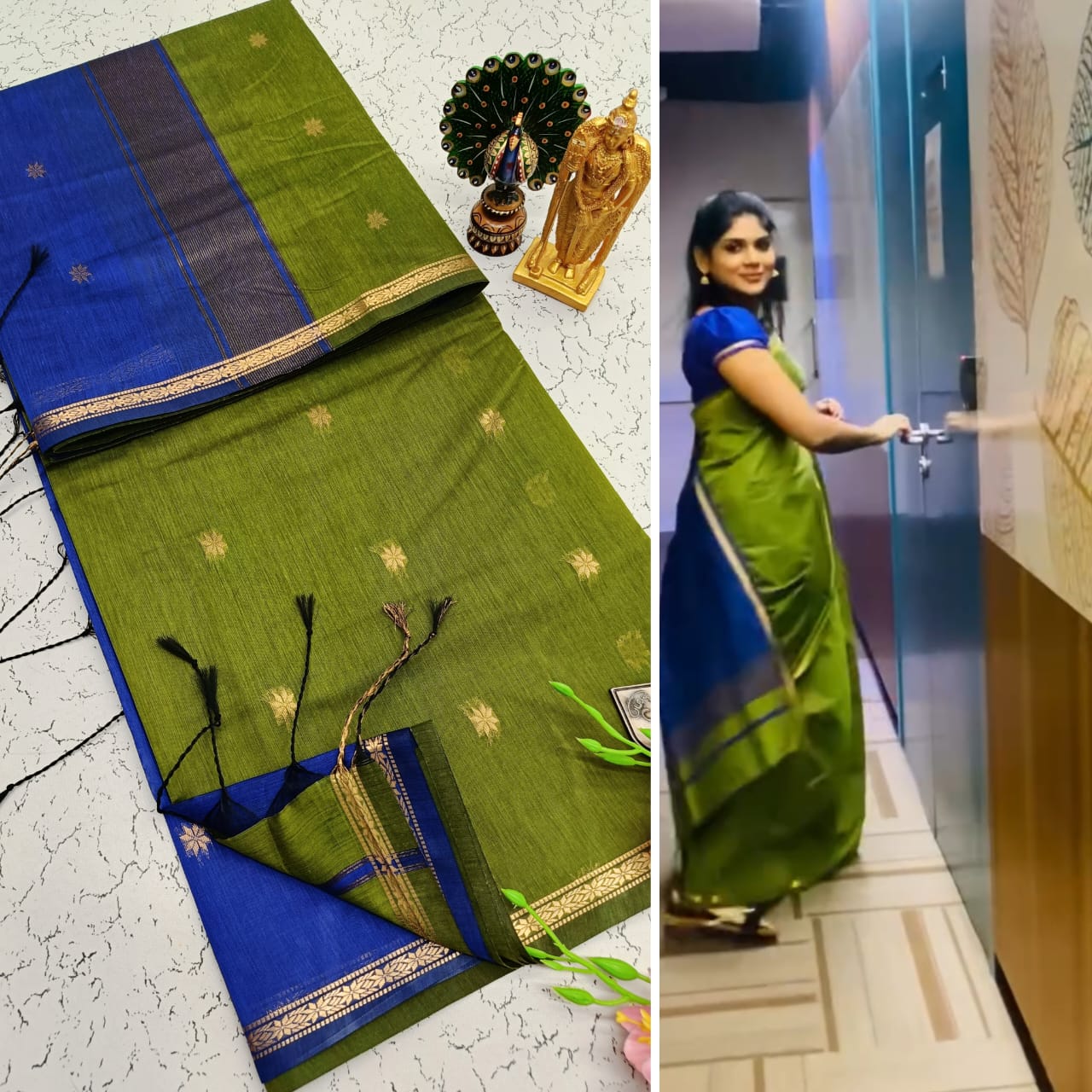 Maheshwari silk saree