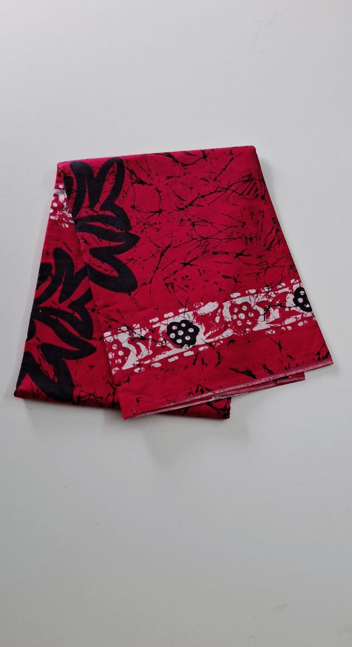 Pink Mul Mul Cotton Saree