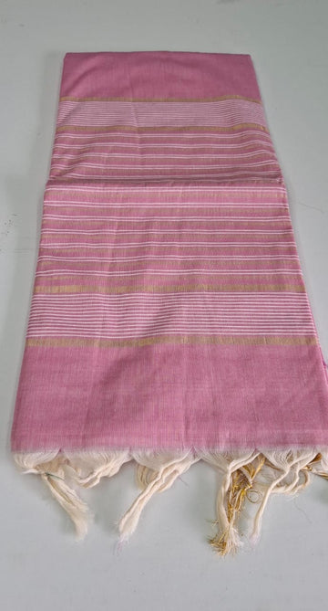 Baby Pink Erode Cotton Saree