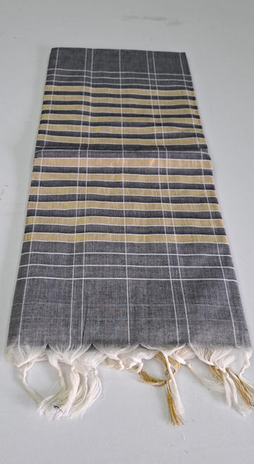 Black Erode Cotton Saree