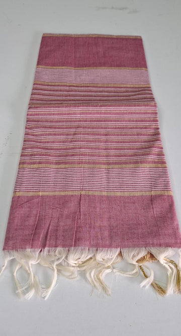 Pink Erode Cotton Saree