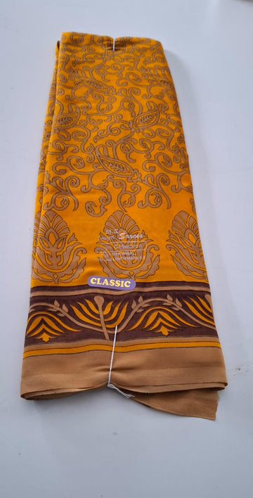 YELLOW COLOR PUNAM SAREE