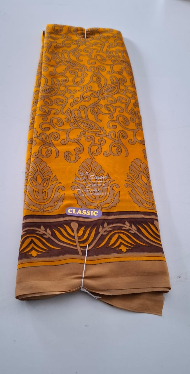 YELLOW COLOR PUNAM SAREE