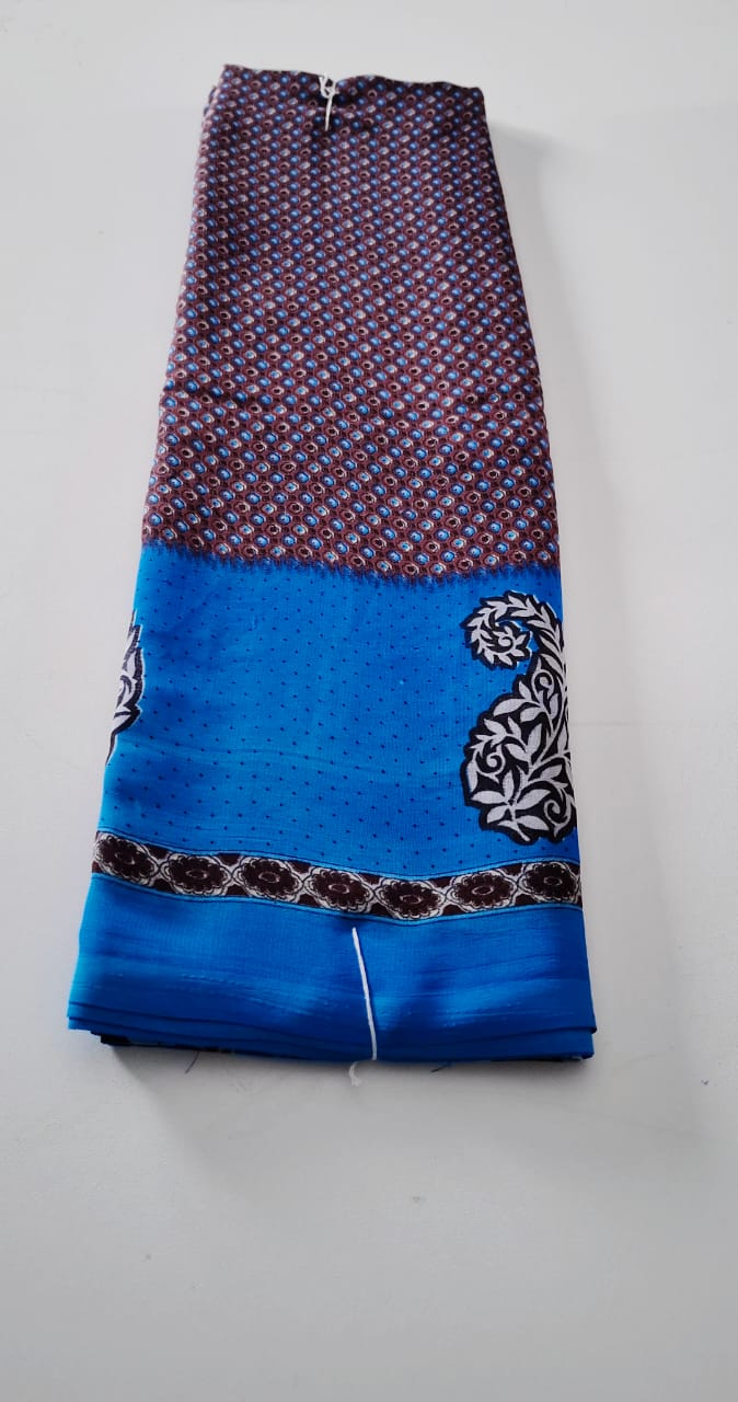 Black With Blue Punam Saree