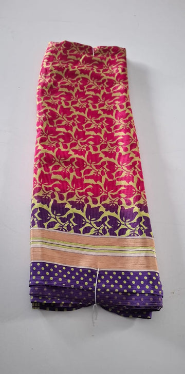 Pink With Violet Punam Saree