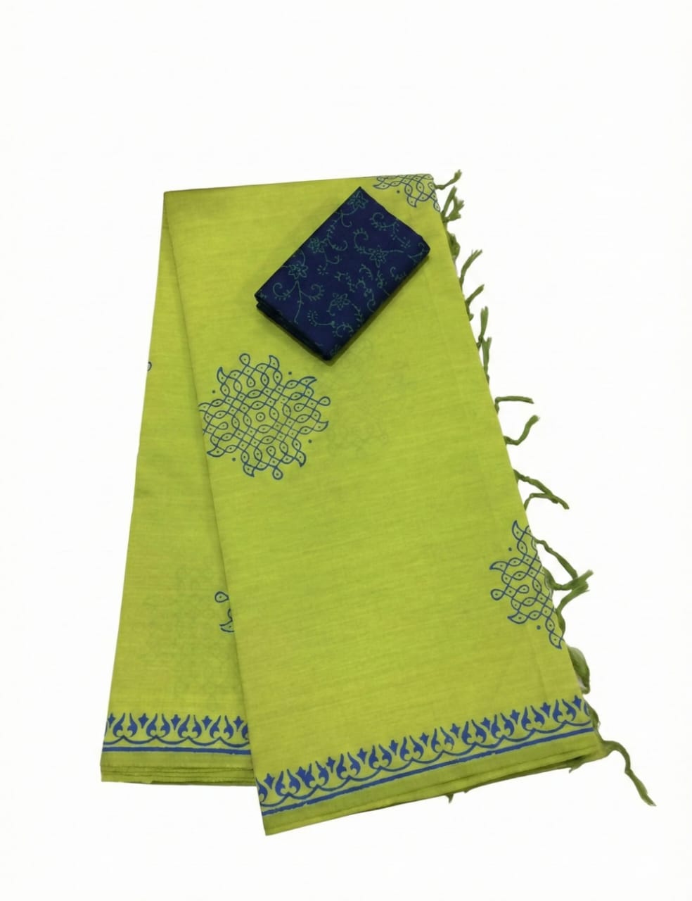 LIME GREEN WITH BRIGHT GREEN SOUTH COTTON