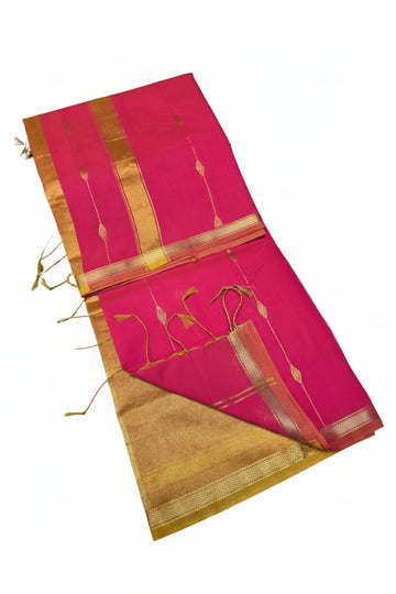 PINK COLOR VAIRA OOSI SILK COTTON SAREE
