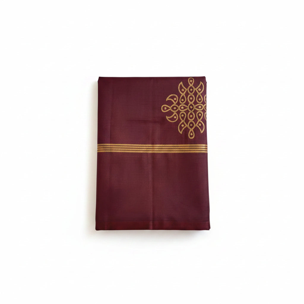 RICH MAROON COLOR SOFT SILK SAREE