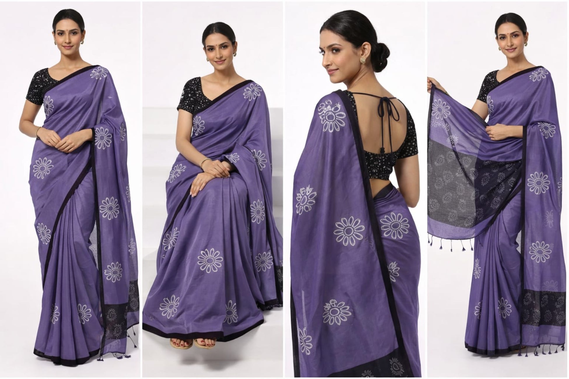 DEEP PURPLE WITH RICH PURPLE BASE SOUTH COTTON