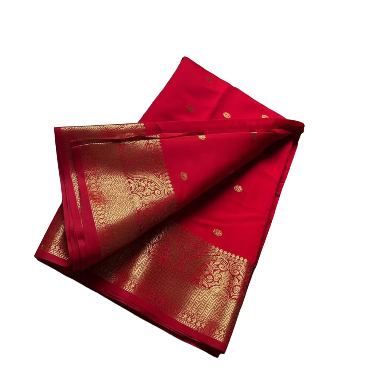 RED COLOR BANARASI SILK SAREE