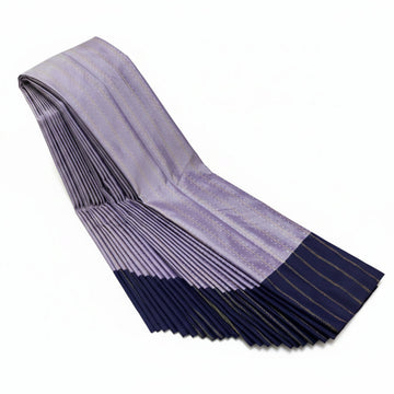 Lavender with Dark Navy Blue Aarni Double color silk saree
