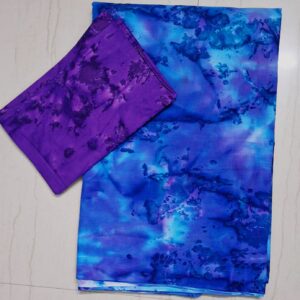 tie and dye pure cotton saree
