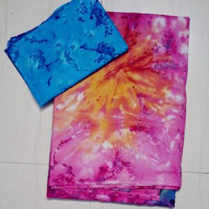 tie and dye pure cotton