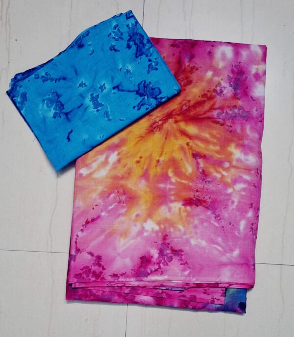 tie and dye pure cotton